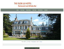 Tablet Screenshot of glen-lui-hotel.co.uk